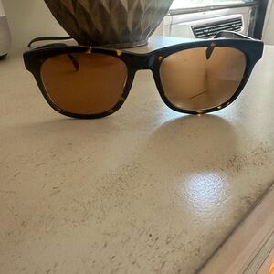 Warby Parker tortoiseshell sunglasses (prescription)